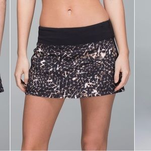 Lululemon Pace Rival Skirt Sugar Crush Multi/ Black
